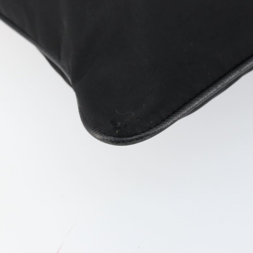 Authentic PRADA Shoulder Bag Nylon Black Gold - Picture 6 of 16